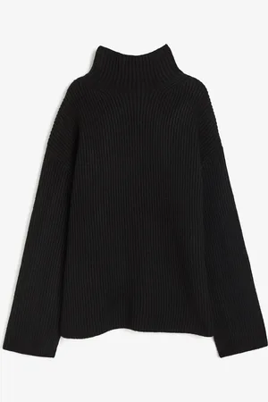 H&M Pullover a lupetto in maglia a coste