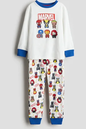 H&M Pigiama in jersey di cotone con stampa