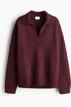 H&M Pullover in maglia fine con colletto