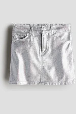 H&M Gonna in denim luccicante
