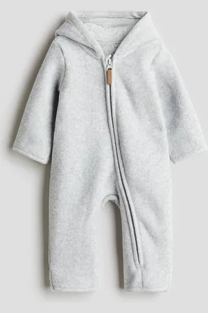 H&M Tutina in pile con cappuccio