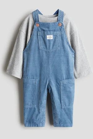 H&M Set 2 pezzi con maglia e salopette
