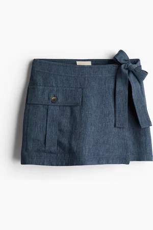 H&M Gonna-pantalone incrociata in misto lino