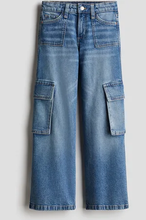 H&M Pantaloni cargo in denim