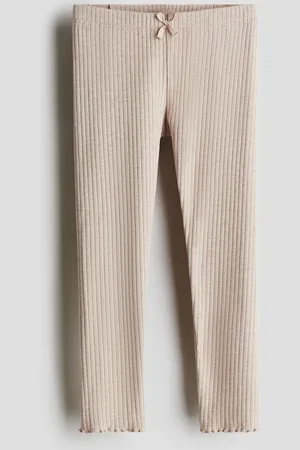 H&M Leggings in cotone a coste