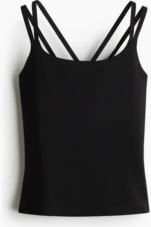 H&M Top sportivo con reggiseno e spalline in DryMove