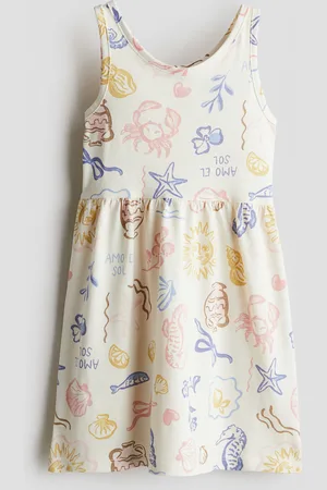 H&M Abito in cotone fantasia