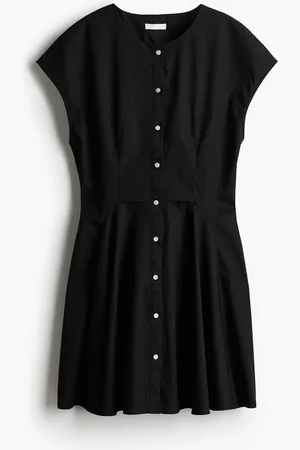 H&M Abito in cotone con bottoni davanti