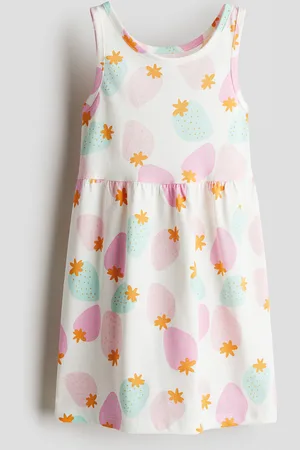 H&M Abito in cotone fantasia