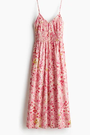 H&M Abito in cotone con spalline sottili