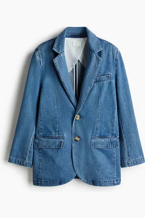 H&M Blazer oversize in denim
