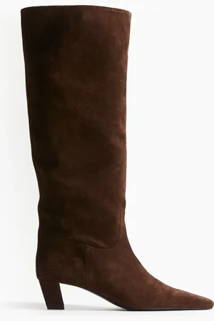 H&M Stivali al ginocchio in pelle
