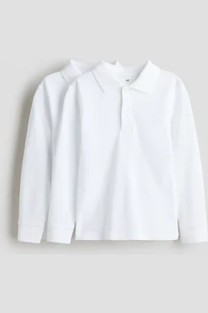 H&M Polo a maniche lunghe per divisa scolastica 2 pz