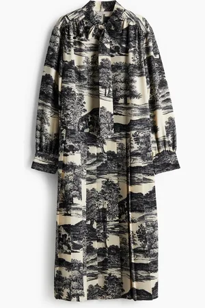 H&M Abito con nastri da annodare