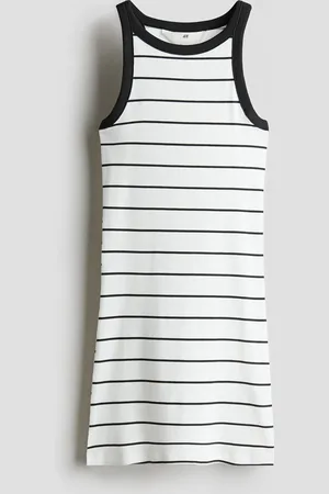 H&M Abito in cotone a coste