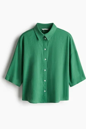 H&M Camicia in misto lino
