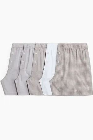 H&M Boxer corti in tessuto di cotone, 5 pz