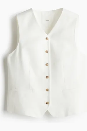 H&M Panciotto in misto lino