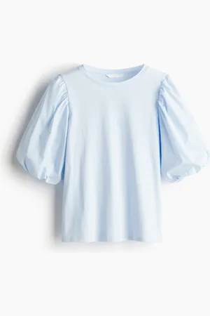 H&M Top con maniche a palloncino