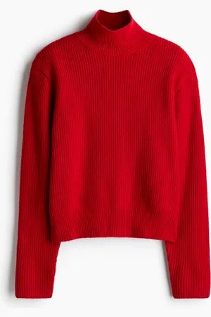 H&M Pullover a dolcevita con spalle imbottite