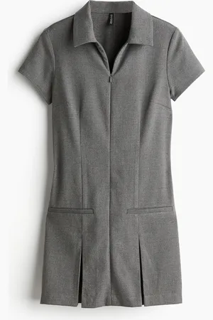 H&M Abito con colletto e cerniera davanti