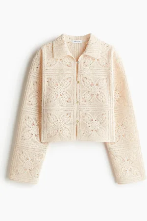 H&M Giacca effetto uncinetto