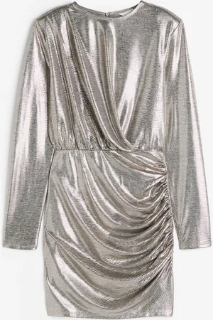 H&M Abito drappeggiato in jersey