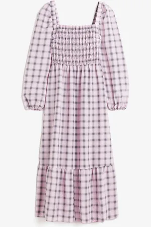 H&M Abito increspato con smock