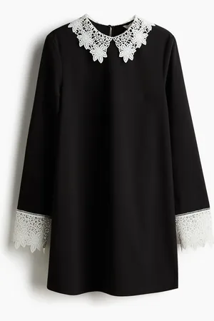 H&M Abito con dettagli in pizzo