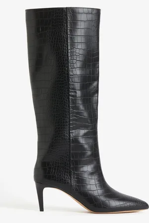 H&M Stivali al ginocchio col tacco