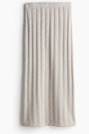 H&M Gonna in maglia a coste