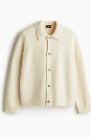 H&M Cardigan in misto lana spazzolato Regular Fit