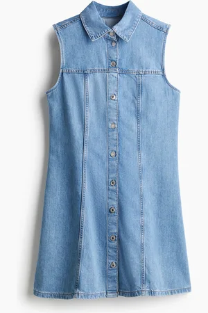 H&M Chemisier in denim senza maniche