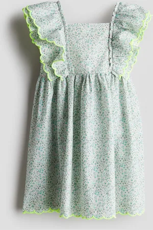H&M Abito con bordi smerlati
