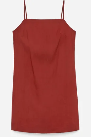 H&M Linen-Blend Strap Dress