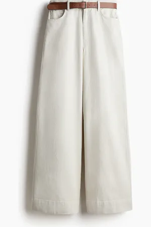 H&M Pantaloni in twill con cintura