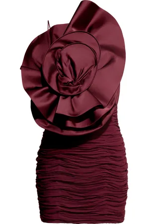 H&M Abito con arricciature e applicazioni di rose