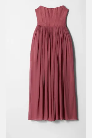 H&M Sheer Corset Midi Dress