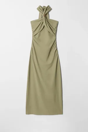 H&M Abito midi con scollo all