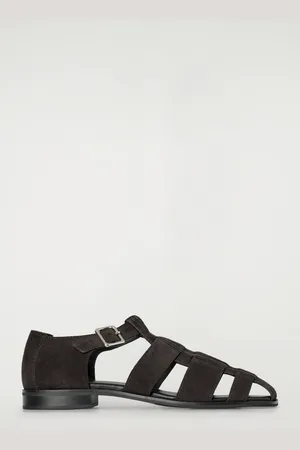 H&M SANDALI DA PESCATORE IN PELLE SCAMOSCIATA
