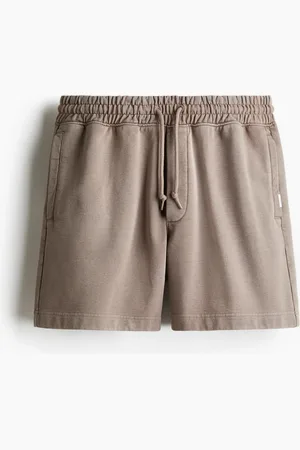 H&M Shorts in tessuto felpato di cotone Relaxed Fit