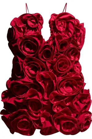 H&M Abito in satin con volant