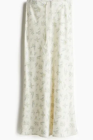 H&M Gonna in satin con coulisse