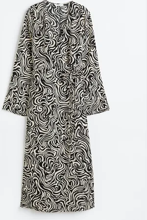H&M Abito incrociato increspato