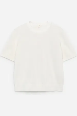 H&M Top a maniche corte con lavorazione a maglia