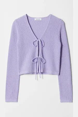 H&M Cardigan in maglia con lacci