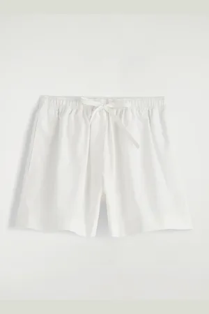 H&M DRAWSTRING COTTON SHORTS