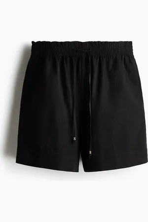 H&M Shorts in misto lino con coulisse