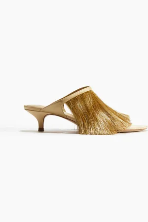 H&M Sandali alti con frange