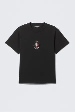 H&M T-shirt boxy con stampa grafica